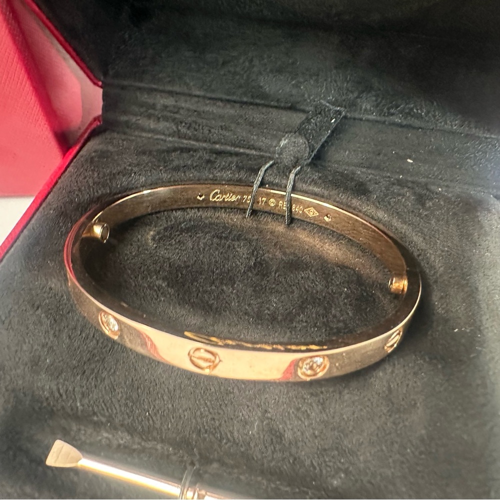 Cartier Gold Bracelet - Picture 4 of 4